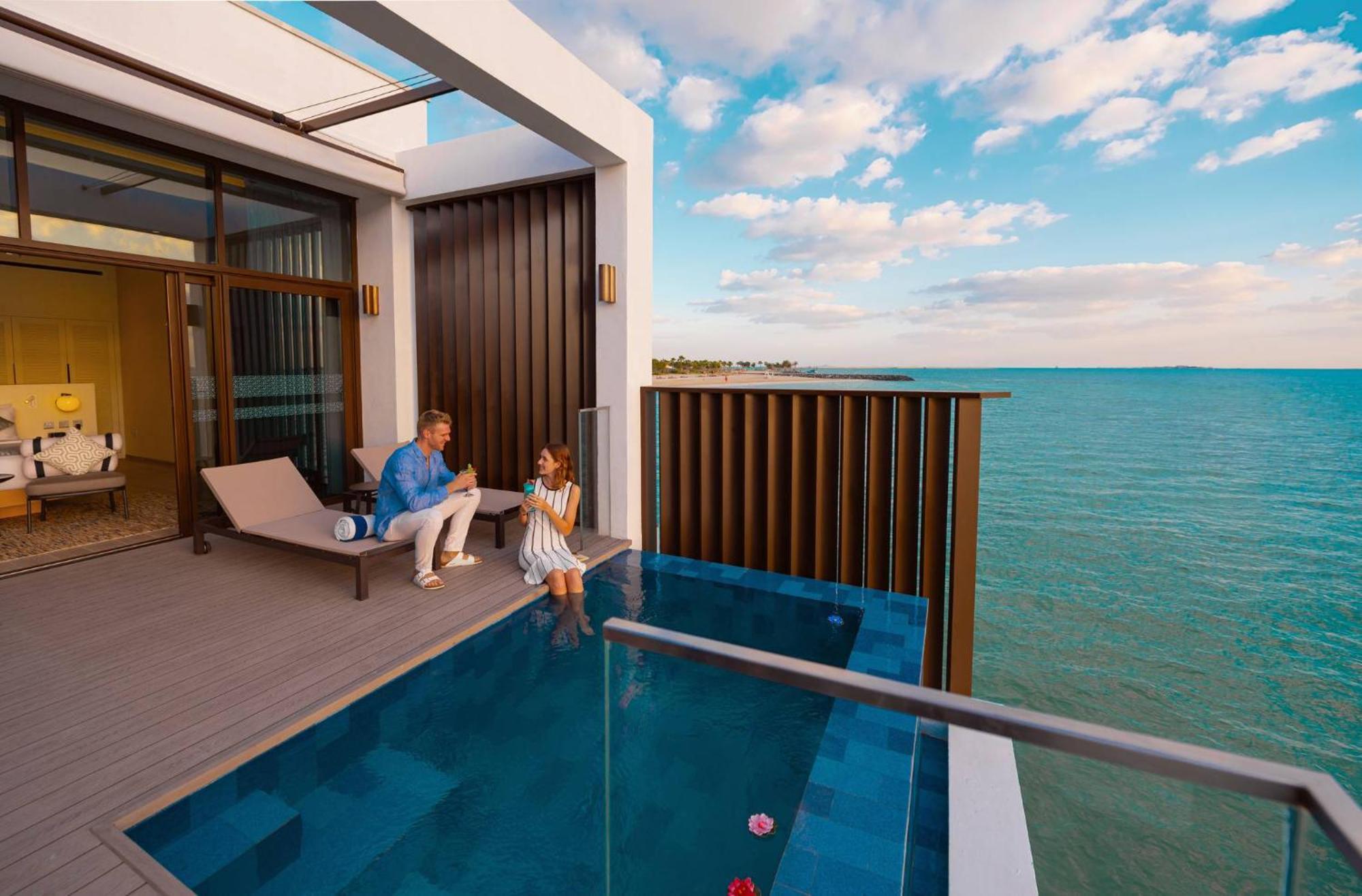 Bab Al Nojoum Hudayriyat Villas Abu Dhabi Exterior foto